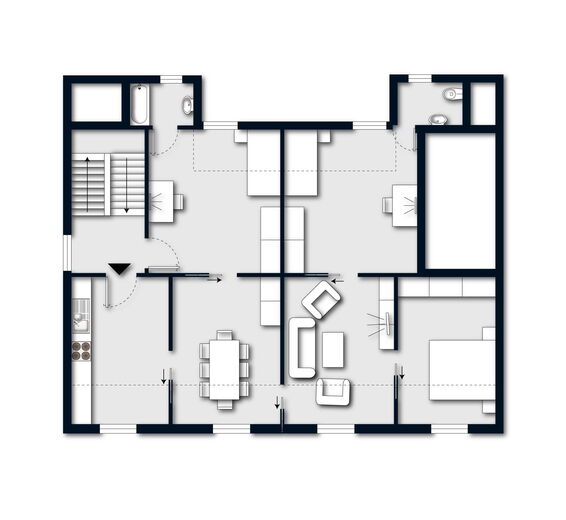 Grundriss Dachgeschoss