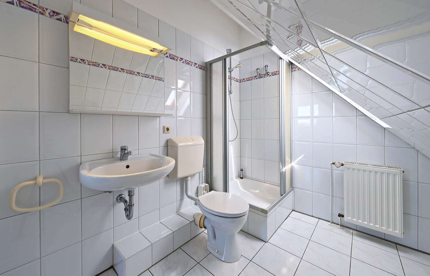 Badezimmer Spitzboden