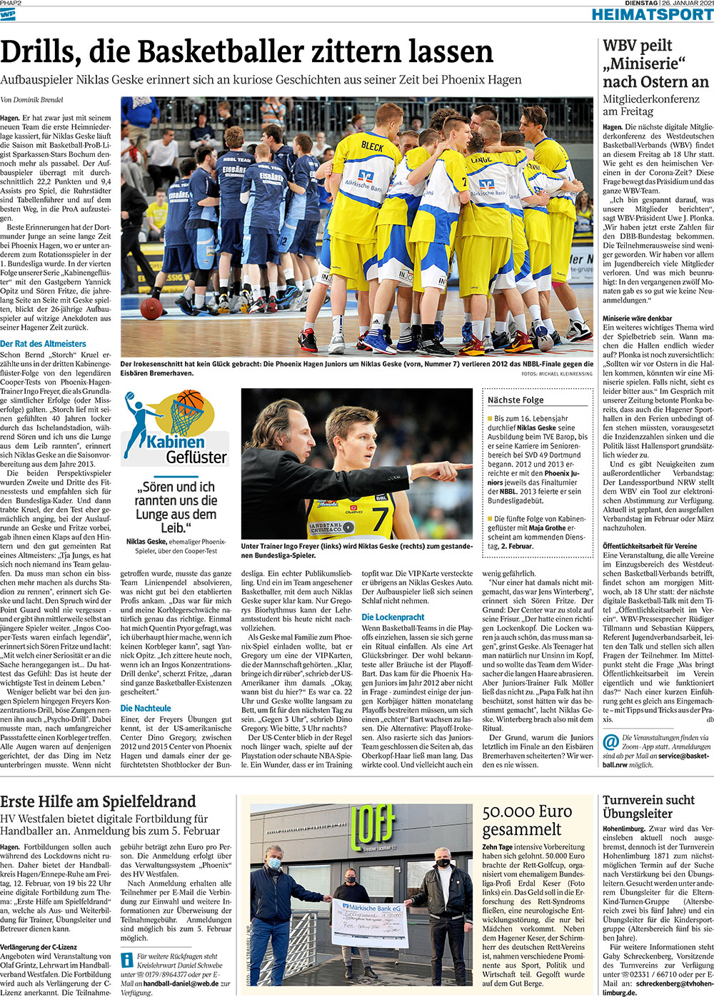 Drills, die Basketballer zittern lassen